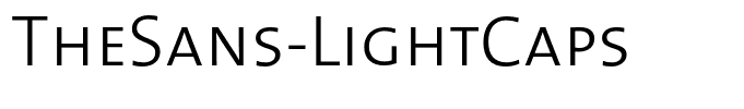 TheSans-LightCaps