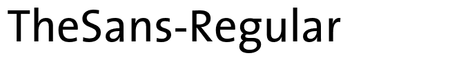 TheSans-Regular
