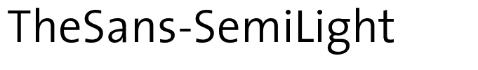 TheSans-SemiLight
