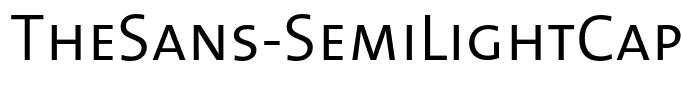 TheSans-SemiLightCaps
