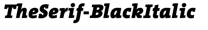 TheSerif-BlackItalic