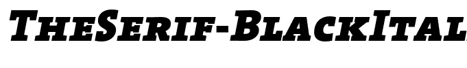 TheSerif-BlackItalicCaps