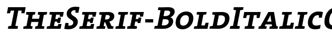 TheSerif-BoldItalicCaps