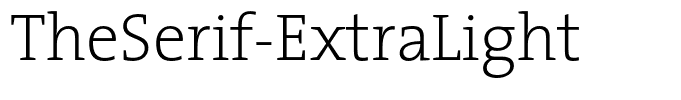 TheSerif-ExtraLight