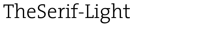 TheSerif-Light
