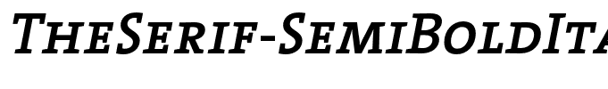 TheSerif-SemiBoldItalicCaps