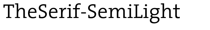 TheSerif-SemiLight