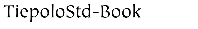 TiepoloStd-Book