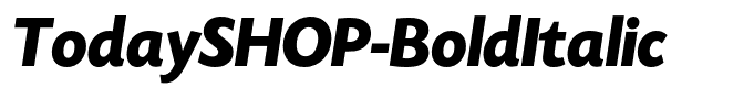 TodaySHOP-BoldItalic