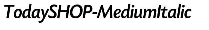 TodaySHOP-MediumItalic