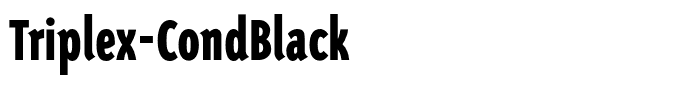 Triplex-CondBlack