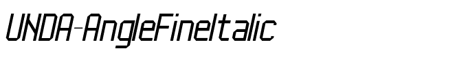 UNDA-AngleFineItalic