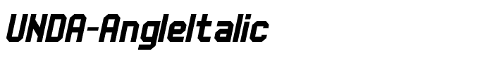 UNDA-AngleItalic