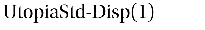 UtopiaStd-Disp(1)