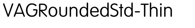 VAGRoundedStd-Thin