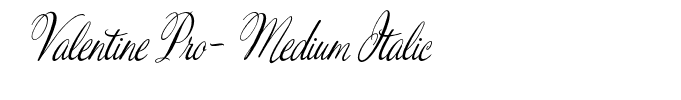ValentinePro-MediumItalic