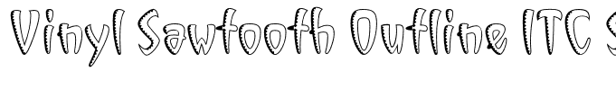 Vinyl Sawtooth Outline ITC Std