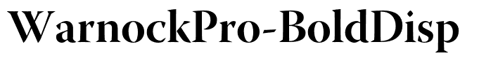 WarnockPro-BoldDisp