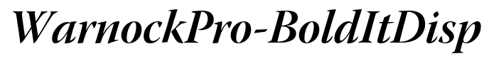 WarnockPro-BoldItDisp