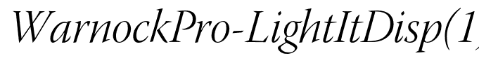 WarnockPro-LightItDisp(1)