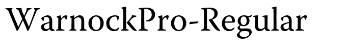 WarnockPro-Regular