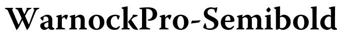 WarnockPro-Semibold
