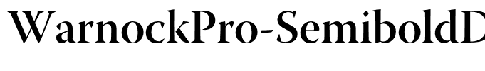 WarnockPro-SemiboldDisp