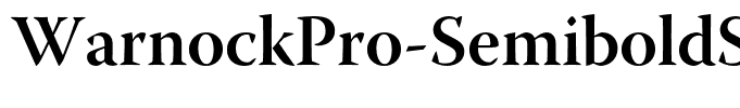 WarnockPro-SemiboldSubh
