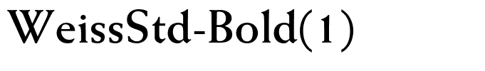 WeissStd-Bold(1)