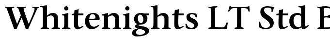 Whitenights LT Std Bold