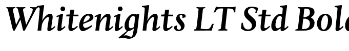 Whitenights LT Std BoldIt