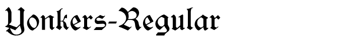Yonkers-Regular
