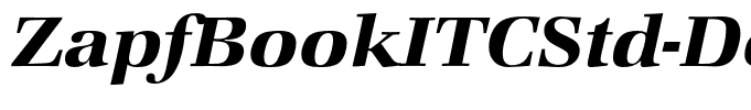 ZapfBookITCStd-DemiItalic