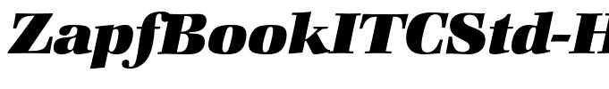 ZapfBookITCStd-HeavyItalic