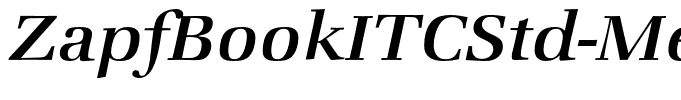 ZapfBookITCStd-MediumIta