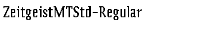 ZeitgeistMTStd-Regular