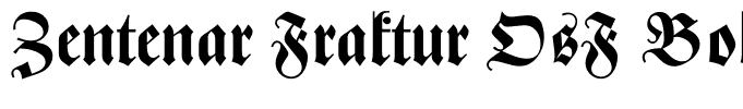 Zentenar Fraktur OsF Bold