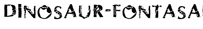 Dinosaur-FontasaurusText