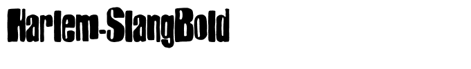 Harlem-SlangBold
