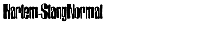 Harlem-SlangNormal