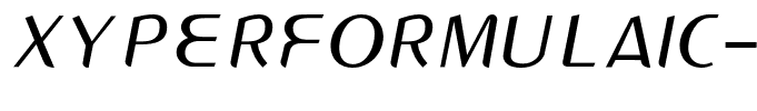 XYPERFORMULAIC-10R