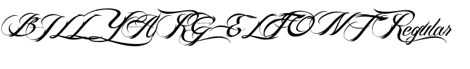 BILLY ARGEL FONT Regular
