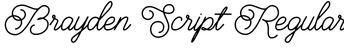 Brayden Script Regular