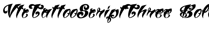 VtcTattooScriptThree Bold