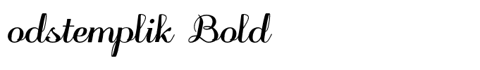odstemplik Bold