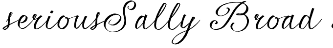 seriousSally Broad Trial Bold