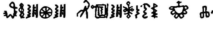 Bamum Symbols 1 Regular