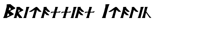 Britannian Italic