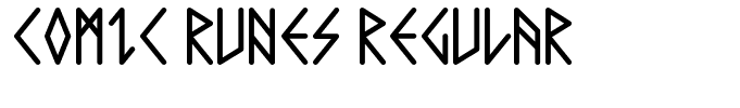 Comic Runes Regular