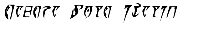 Daedra Bold Italic